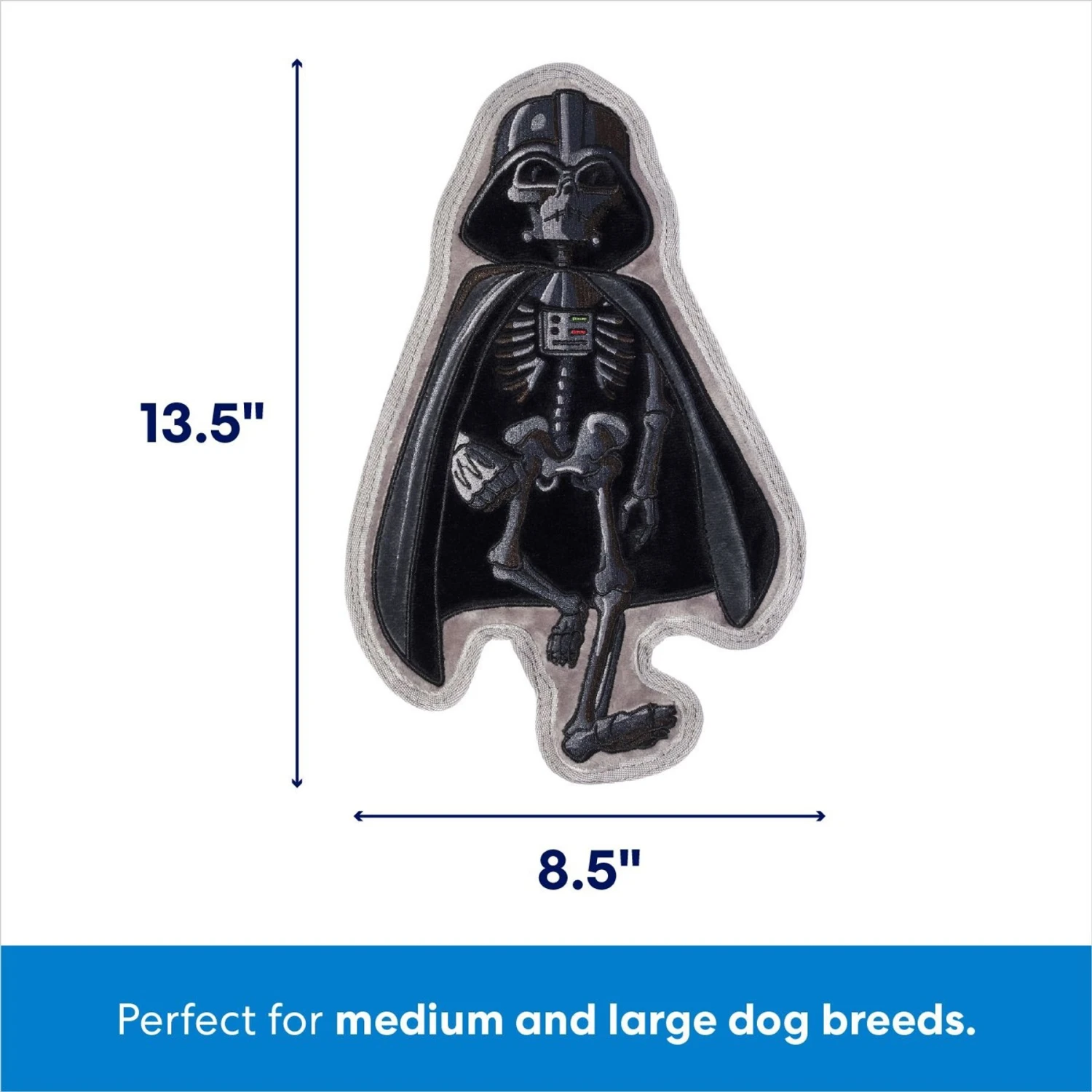 STAR WARS Halloween DARTH VADER Stuffing-Free Flat Plush Squeaky Dog Toy 2 STAR WARS Halloween DARTH VADER Stuffing-Free Flat Plush Squeaky Dog Toy - Image 2