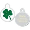 Quick-Tag Personalized Dog & Cat ID Tag, Circle Shamrock