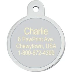 Quick-Tag Personalized Dog & Cat ID Tag, Circle Shamrock -PetSafe Kong Shop 269135 PT2. AC SS1800 V1614009744