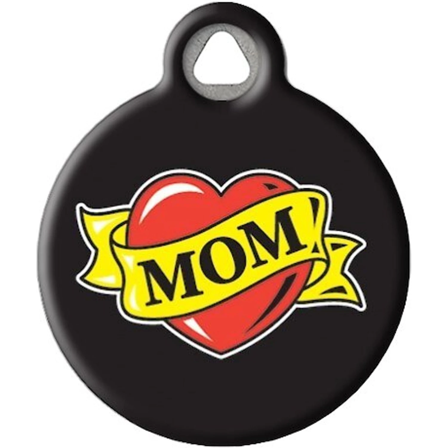 Dog Tag Art Mom Heart Tattoo Personalized Dog & Cat ID Tag 2 Dog Tag Art Mom Heart Tattoo Personalized Dog & Cat ID Tag - Image 2