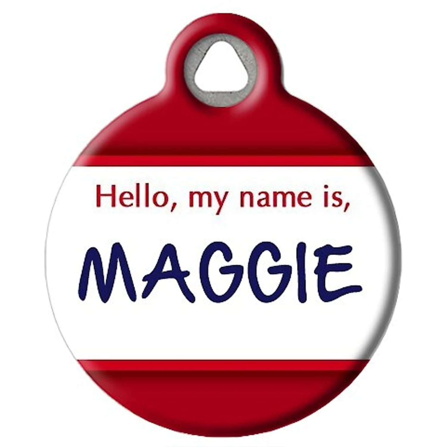 Dog Tag Art Hello. My Name Is Personalized Dog & Cat ID Tag 2 Dog Tag Art Hello. My Name Is Personalized Dog & Cat ID Tag - Image 2