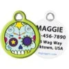 Dog Tag Art Dia De Los Muertos Personalized Dog & Cat ID Tag