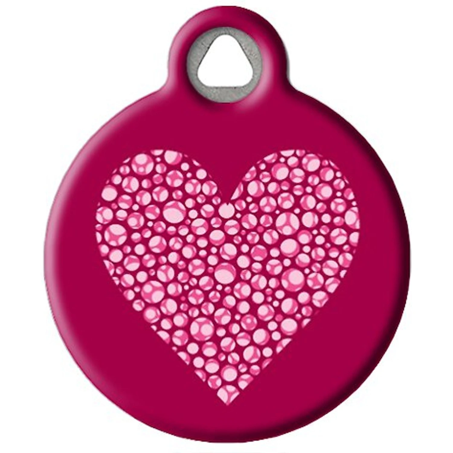 Dog Tag Art Valentine Heart Personalized Dog & Cat ID Tag 2 Dog Tag Art Valentine Heart Personalized Dog & Cat ID Tag - Image 2