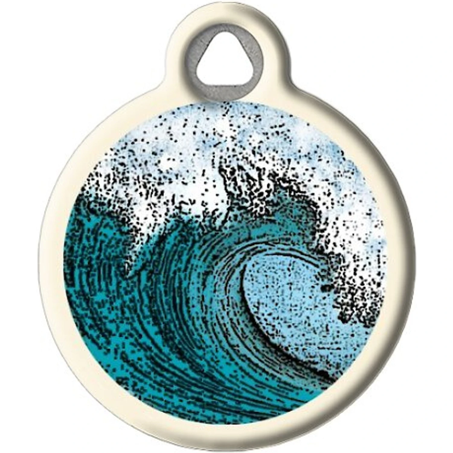 Dog Tag Art Wave Personalized Dog & Cat ID Tag 2 Dog Tag Art Wave Personalized Dog & Cat ID Tag - Image 2