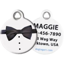 Dog Tag Art Tuxedo Personalized Dog & Cat ID Tag