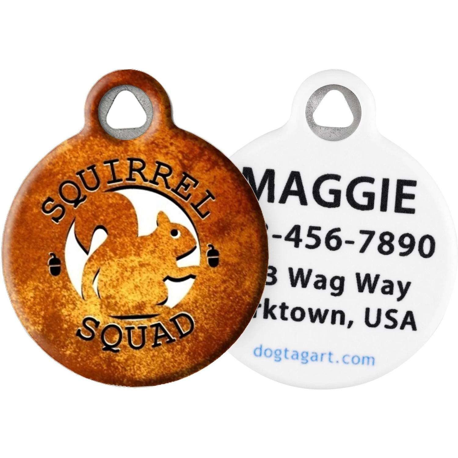 Dog Tag Art Squirrel Squad Personalized Dog & Cat ID Tag 1 Dog Tag Art Squirrel Squad Personalized Dog & Cat ID Tag