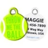 Dog Tag Art Throw Me The Ball Personalized Dog ID Tag