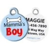 Dog Tag Art Mama's Boy Personalized Dog & Cat ID Tag