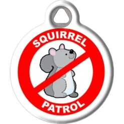 Dog Tag Art Squirrel Patrol Personalized Dog & Cat ID Tag -PetSafe Kong Shop 270049 PT1. AC SS1800 V1612320974