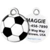 Dog Tag Art Soccer Ball Personalized Dog & Cat ID Tag