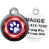 Dog Tag Art Canine America Shield Personalized Dog & Cat ID Tag