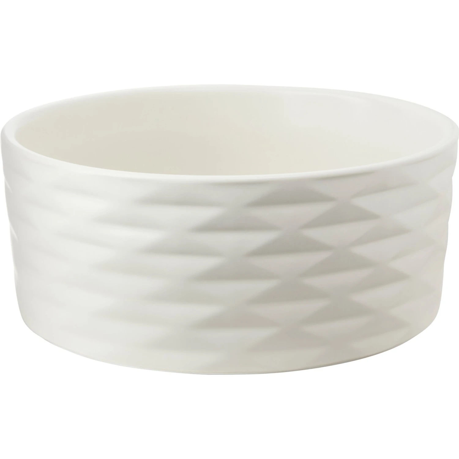 Frisco Geometric Non-skid Ceramic Dog Bowl 1 Frisco Geometric Non-skid Ceramic Dog Bowl