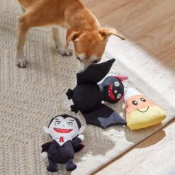 Frisco Halloween Haunted Friends Plush Squeaky Dog Toy -PetSafe Kong Shop 270363 PT3. AC SS1800 V1624816992