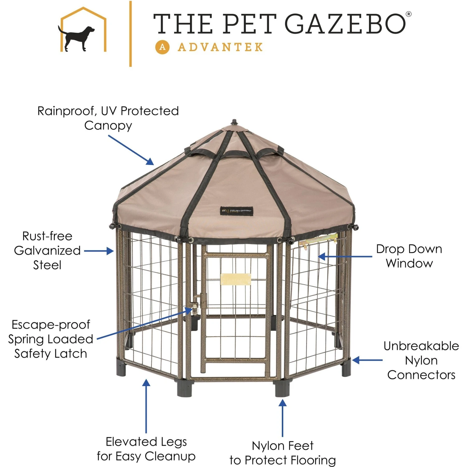 Win World International Pet Gazebo Dog Kennel 4 Win World International Pet Gazebo Dog Kennel - Image 4