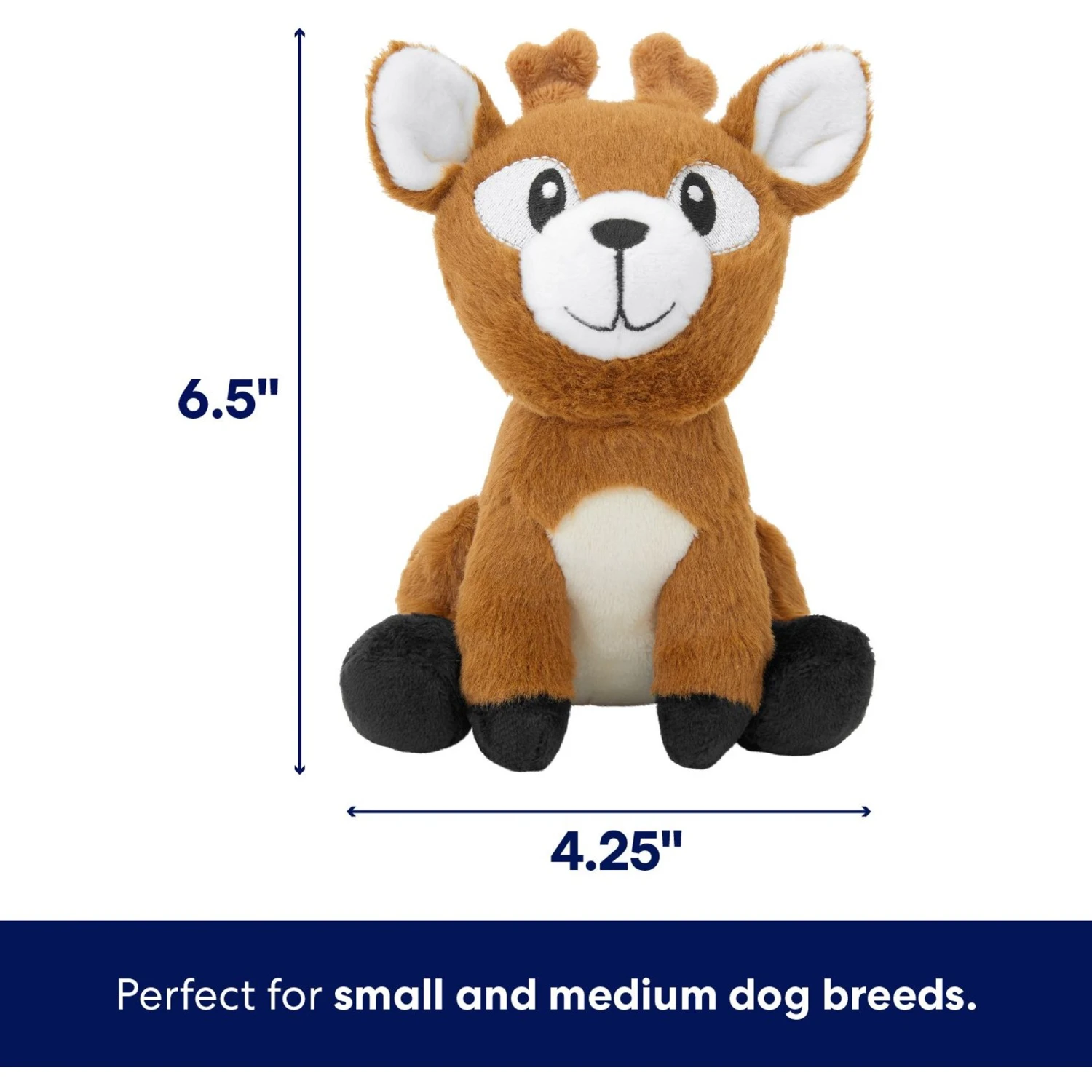 Frisco Camping Deer Plush Squeaky Dog Toy 2 Frisco Camping Deer Plush Squeaky Dog Toy - Image 2