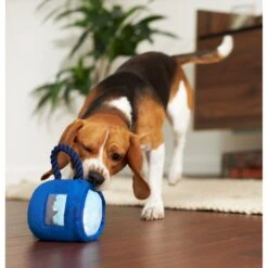 Frisco Camping Mug Plush With Rope Squeaky Dog Toy -PetSafe Kong Shop 271007 PT3. AC SS1800 V1625009220