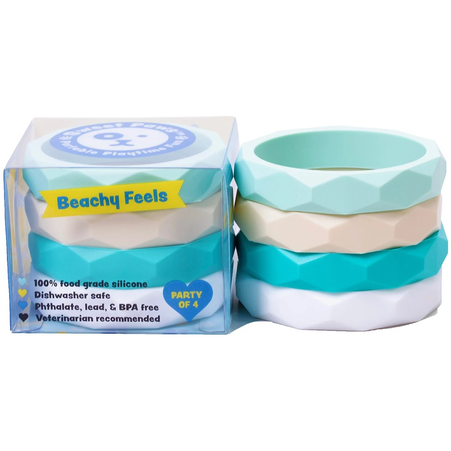 Sweet Paws Wearable Puppy Teether Stack Dog Chew Toy 1 Sweet Paws Wearable Puppy Teether Stack Dog Chew Toy