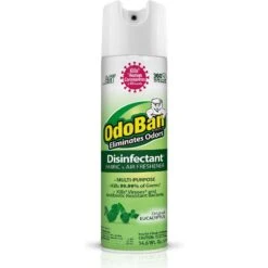 OdoBan Disinfectant Fabric & Air Freshener Eucalyptus Spray, 14.6-oz Bottle