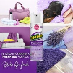 OdoBan Disinfectant Fabric & Air Freshener Lavender Spray, 14.6-oz Bottle 9 OdoBan Disinfectant Fabric & Air Freshener Lavender Spray, 14.6-oz Bottle -PetSafe Kong Shop 272073 PT3. AC SS1800 V1639693673