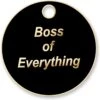 Trill Paws Boss Of Everything Personalized Dog & Cat ID Tag
