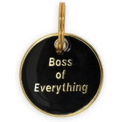 Trill Paws Boss Of Everything Personalized Dog & Cat ID Tag -PetSafe Kong Shop 272340 PT5. AC SS1800 V1631734269