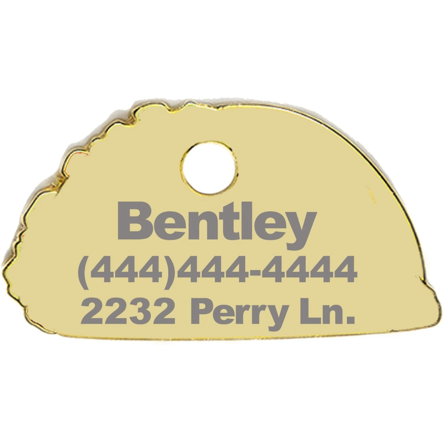 Trill Paws Taco Personalized Dog & Cat ID Tag 4 Trill Paws Taco Personalized Dog & Cat ID Tag - Image 4