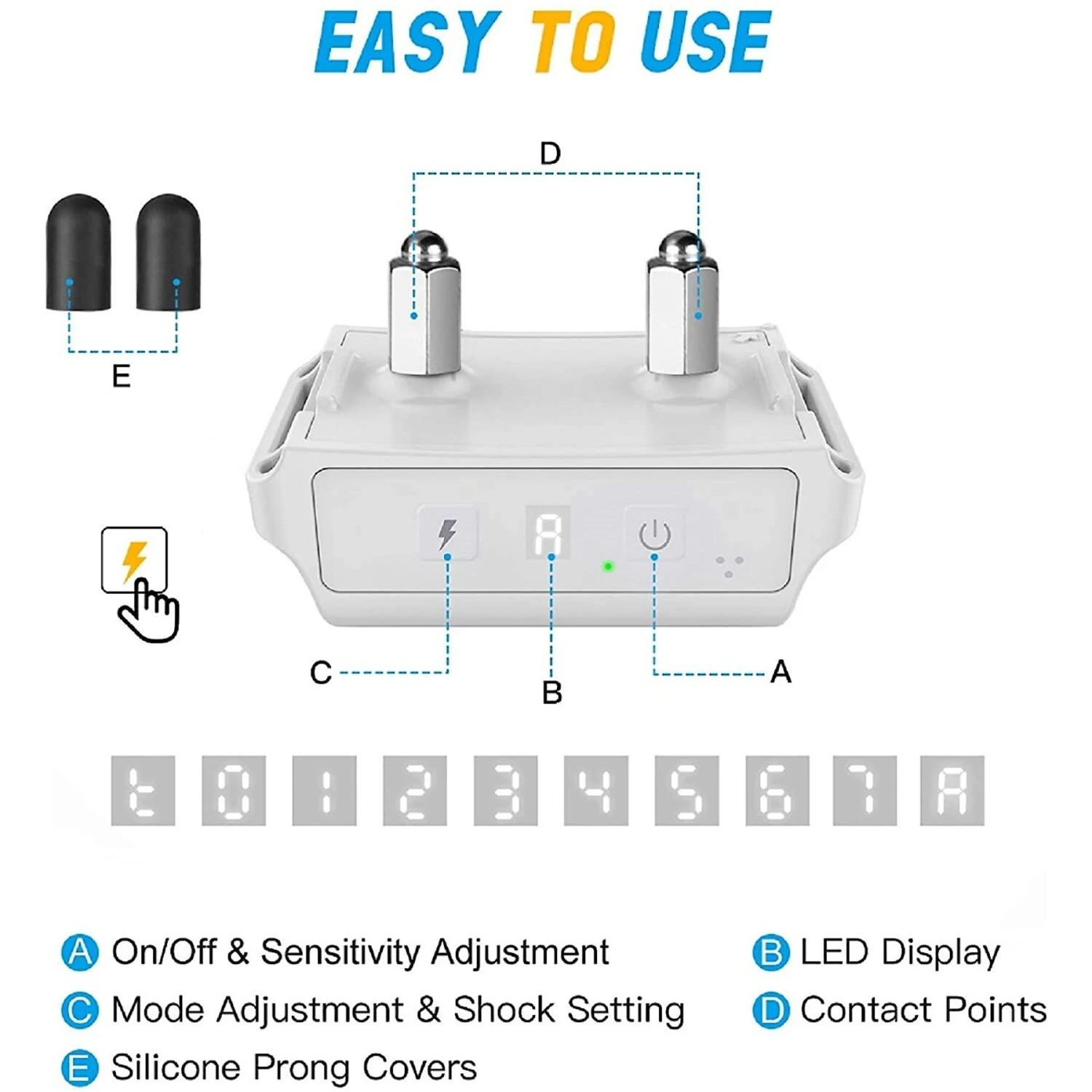PATPET A01 Anti-Bark Training Dog Collar 3 PATPET A01 Anti-Bark Training Dog Collar - Image 3