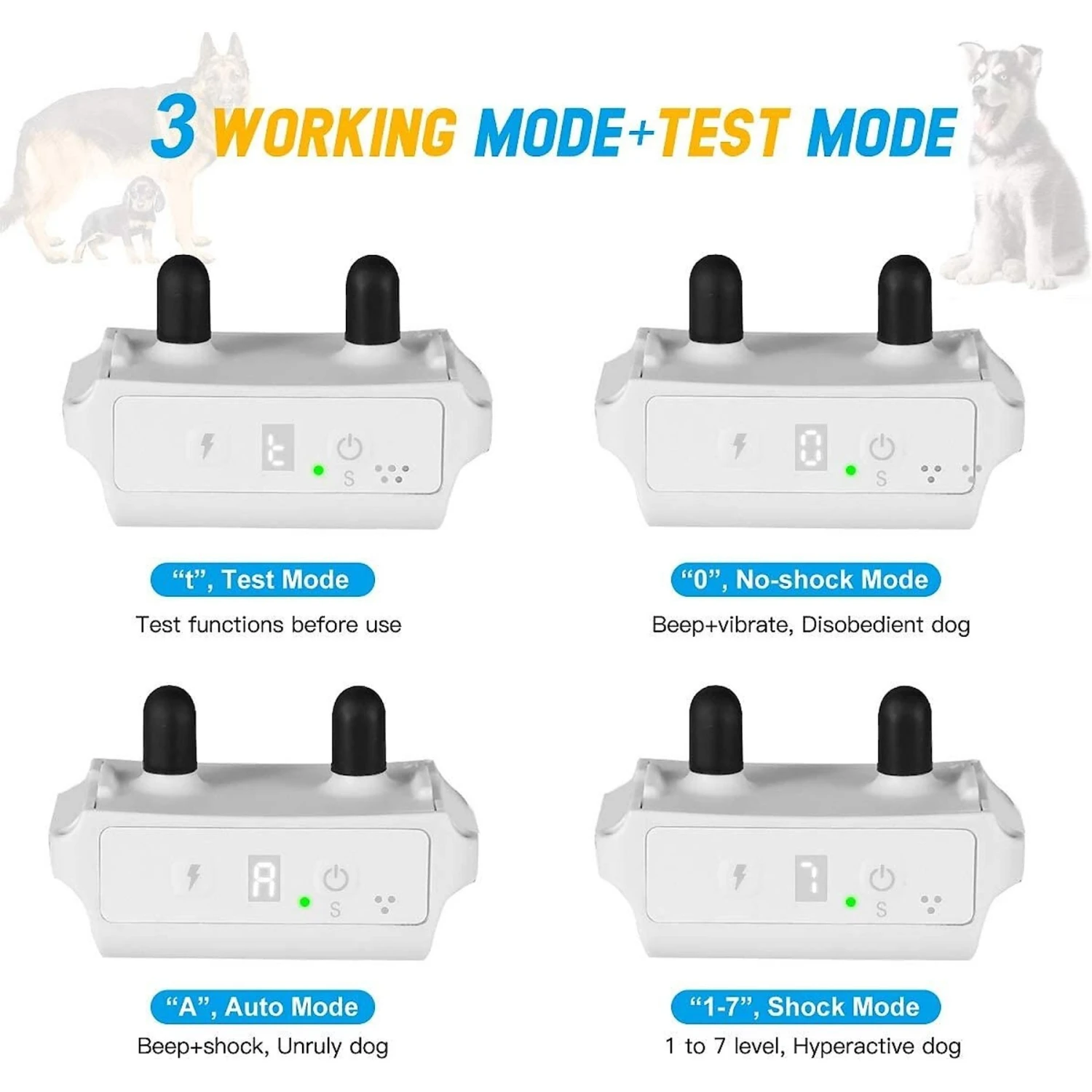PATPET A01 Anti-Bark Training Dog Collar 4 PATPET A01 Anti-Bark Training Dog Collar - Image 4