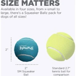 Outward Hound Squeaker Balls Small Dog Toys, 8 Count -PetSafe Kong Shop 278085 PT2. AC SS1800 V1636521319
