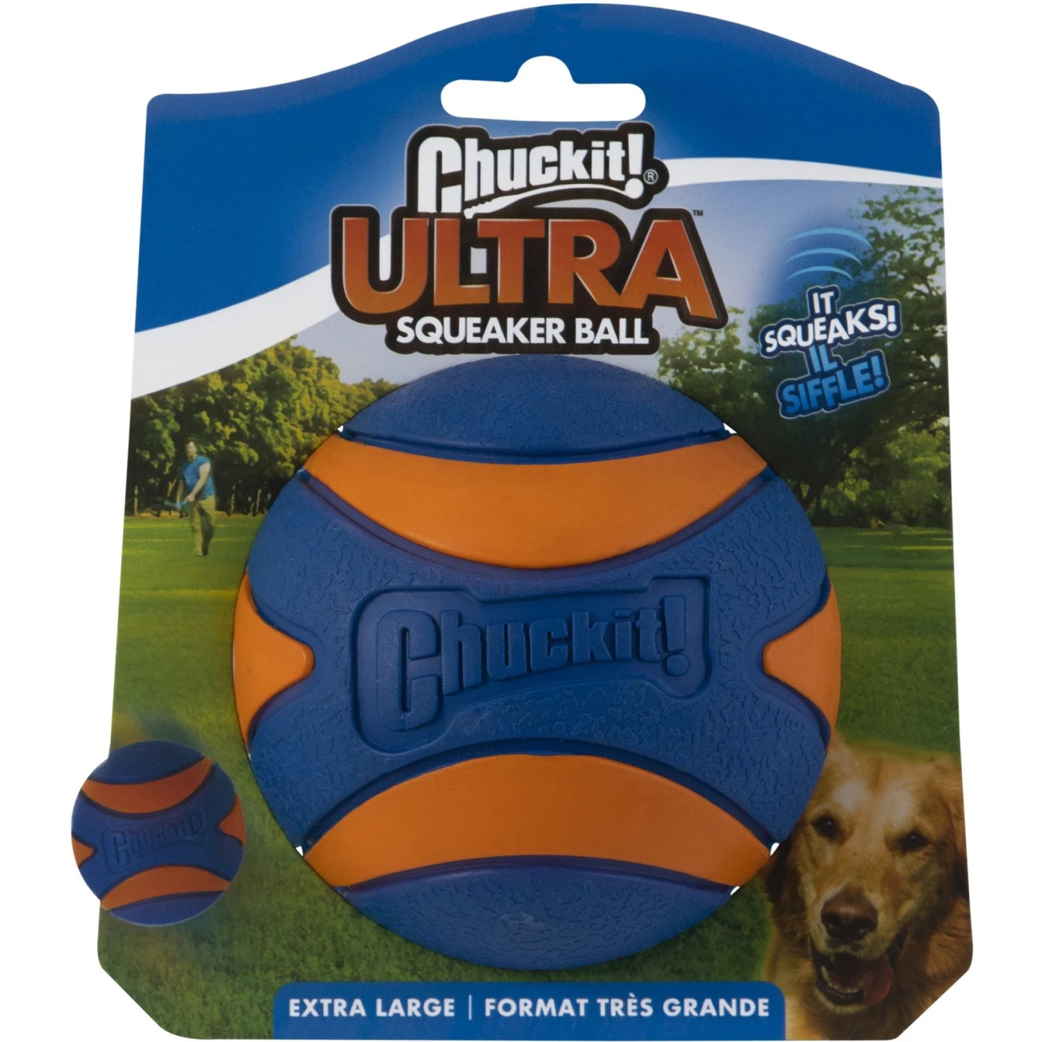 Chuckit! Ultra Squeaker Ball Dog Toy 1 Chuckit! Ultra Squeaker Ball Dog Toy