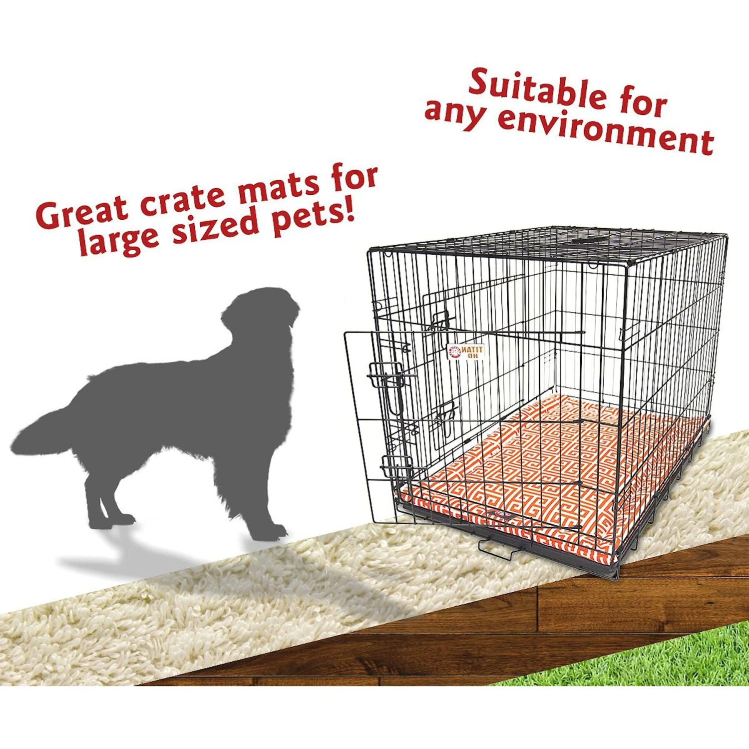 Majestic Pet Towers Personalized Dog Crate Mat 7 Majestic Pet Towers Personalized Dog Crate Mat - Image 7