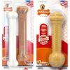 Nylabone Power Chew Nylon Dog Bones Bundle Chicken, Bacon & Peanut Butter