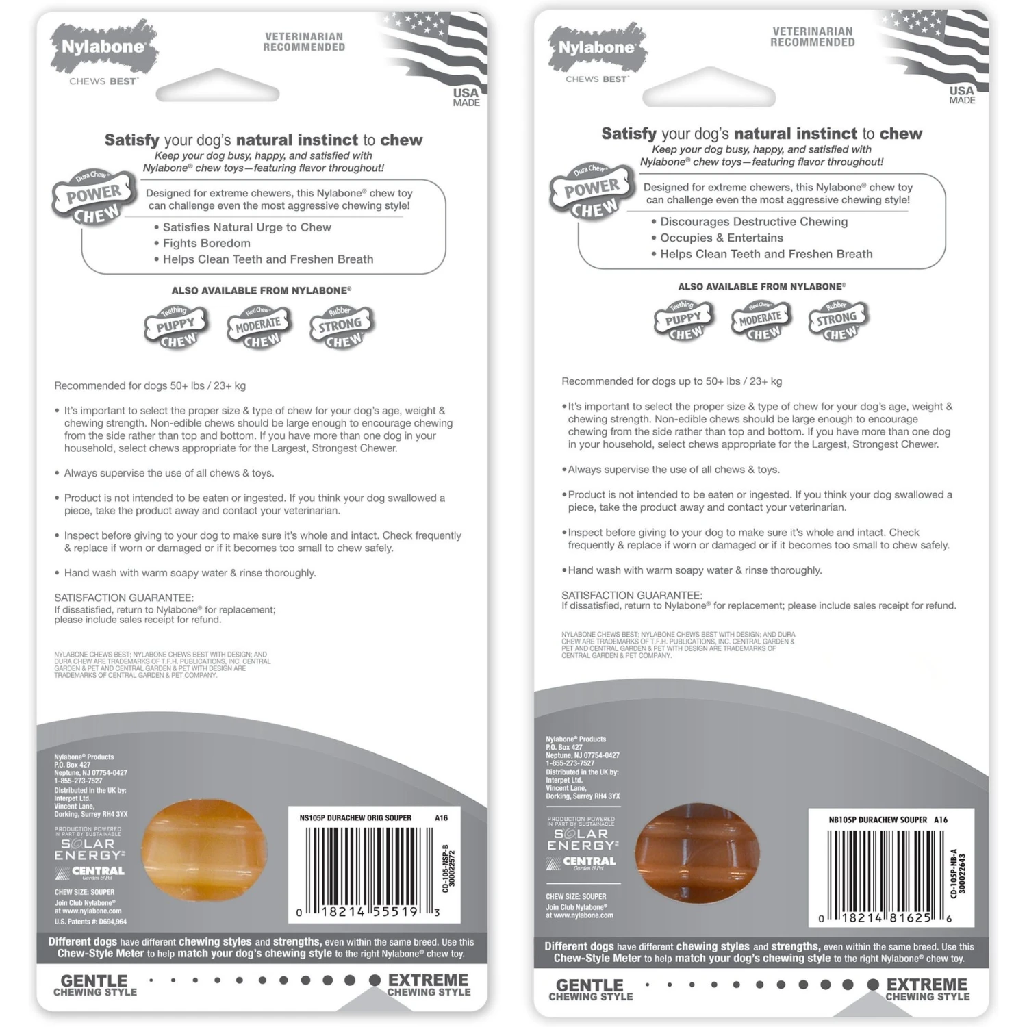 Nylabone Power Chew Dog Chew Toys For Aggressive Chewers Bundle Original 9 Nylabone Power Chew Dog Chew Toys For Aggressive Chewers Bundle Original - Image 9