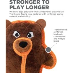 Outward Hound Xtreme Seamz Bear Dog Toy -PetSafe Kong Shop 279860 PT2. AC SS1800 V1631686648