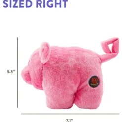 Charming Pet Poppers Pig Plush Dog Toy, Pink, X-Small -PetSafe Kong Shop 280230 PT6. AC SS1800 V1618933221