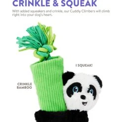 Charming Pet Cuddly Climbers Panda Plush Dog Toy, Small -PetSafe Kong Shop 280244 PT3. AC SS1800 V1618932423