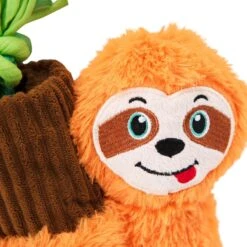 Charming Pet Cuddly Climbers Sloth Plush Dog Toy, Orange, Small -PetSafe Kong Shop 280246 PT7. AC SS1800 V1618966073