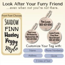 PawFurEver Circle Personalized Dog ID Tag 12 PawFurEver Circle Personalized Dog ID Tag -PetSafe Kong Shop 280503 PT4. AC SS1800 V1694202771