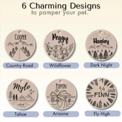 PawFurEver Circle Personalized Dog ID Tag 13 PawFurEver Circle Personalized Dog ID Tag -PetSafe Kong Shop 280503 PT5. AC SS1800 V1694202474