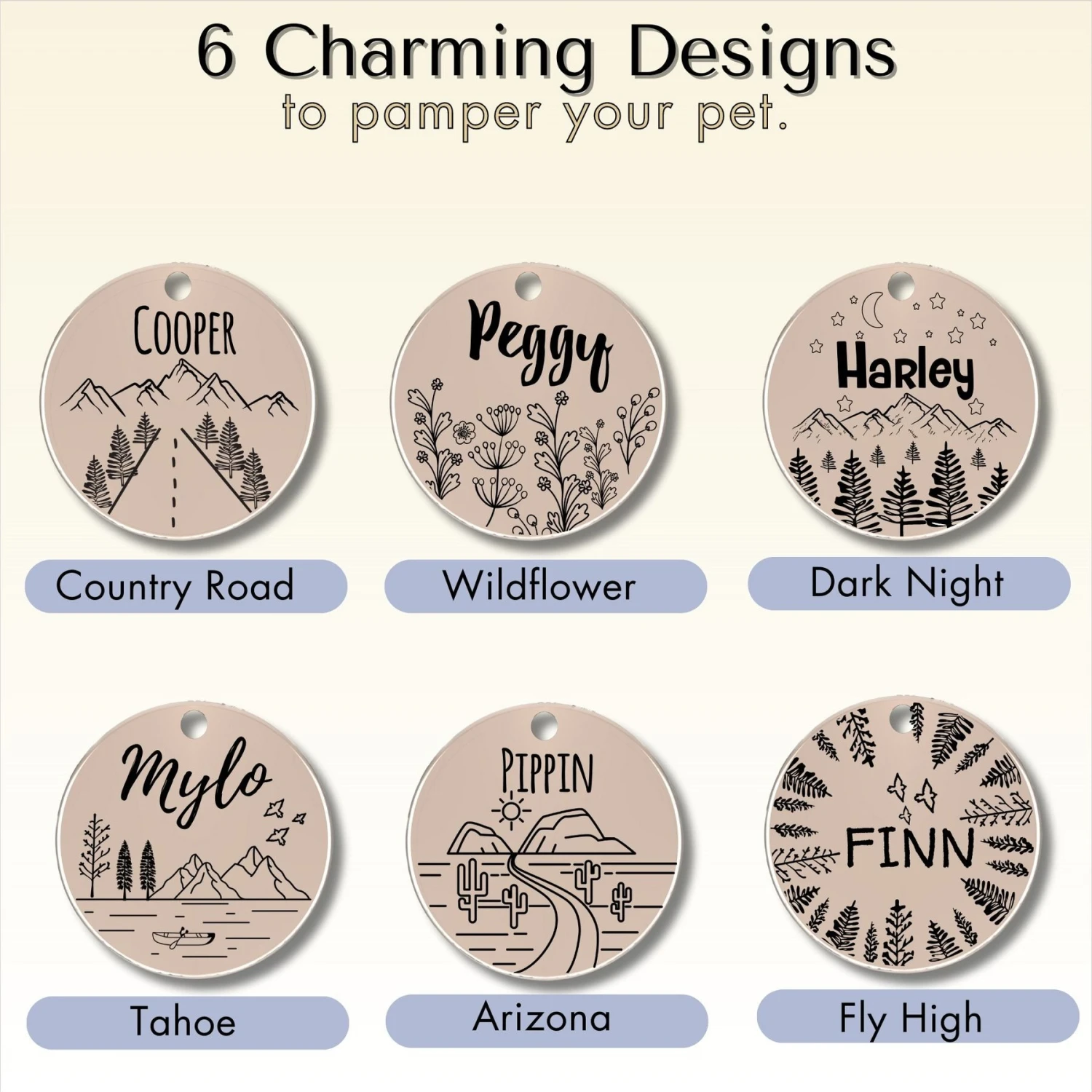 PawFurEver Circle Personalized Dog ID Tag 6 PawFurEver Circle Personalized Dog ID Tag - Image 6