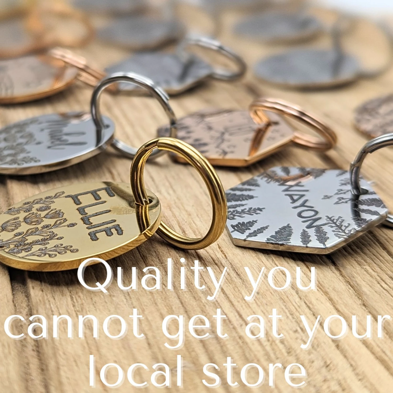 PawFurEver Hexagon Personalized Dog ID Tag 2 PawFurEver Hexagon Personalized Dog ID Tag - Image 2