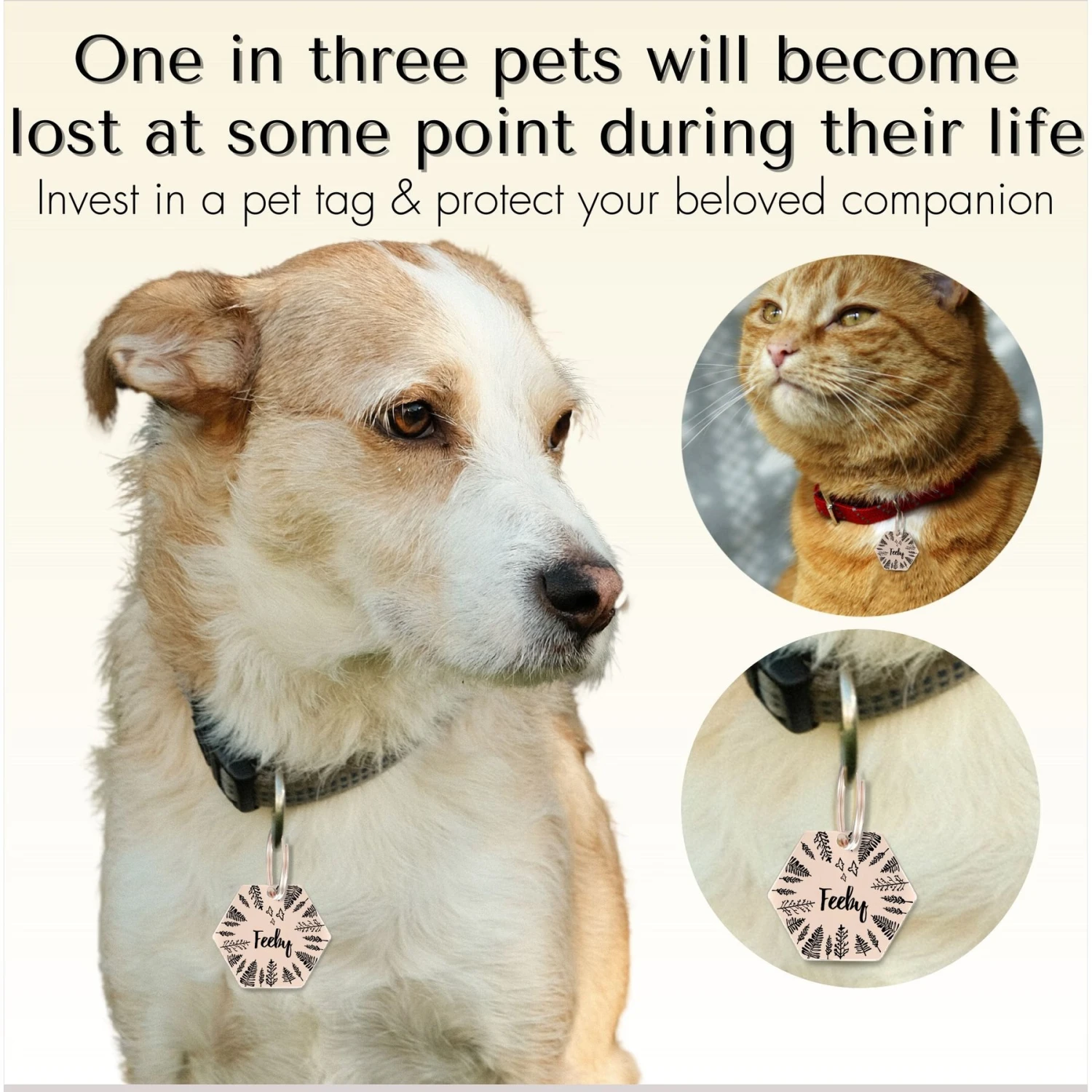 PawFurEver Hexagon Personalized Dog ID Tag 3 PawFurEver Hexagon Personalized Dog ID Tag - Image 3