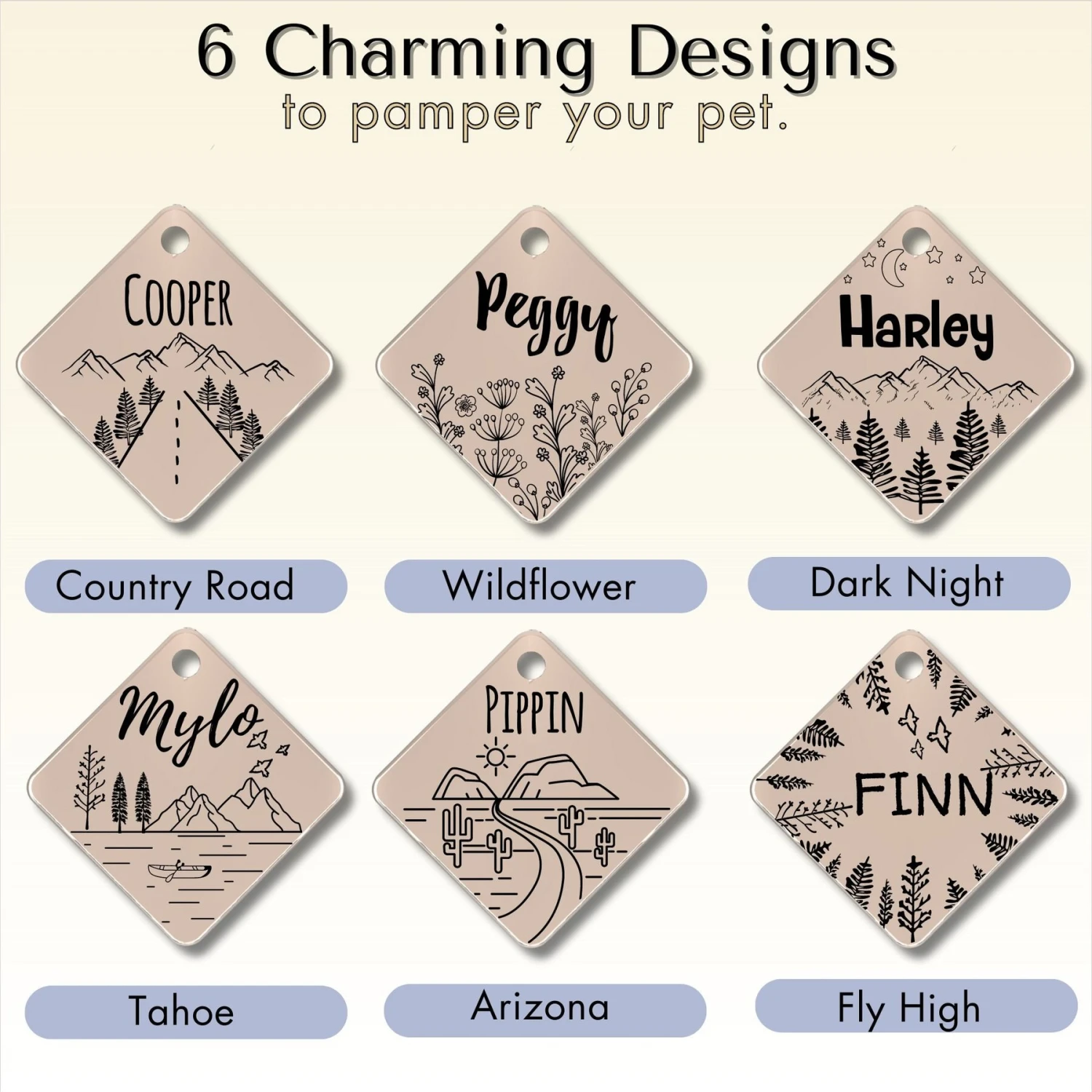 PawFurEver Diamond Personalized Dog ID Tag 6 PawFurEver Diamond Personalized Dog ID Tag - Image 6