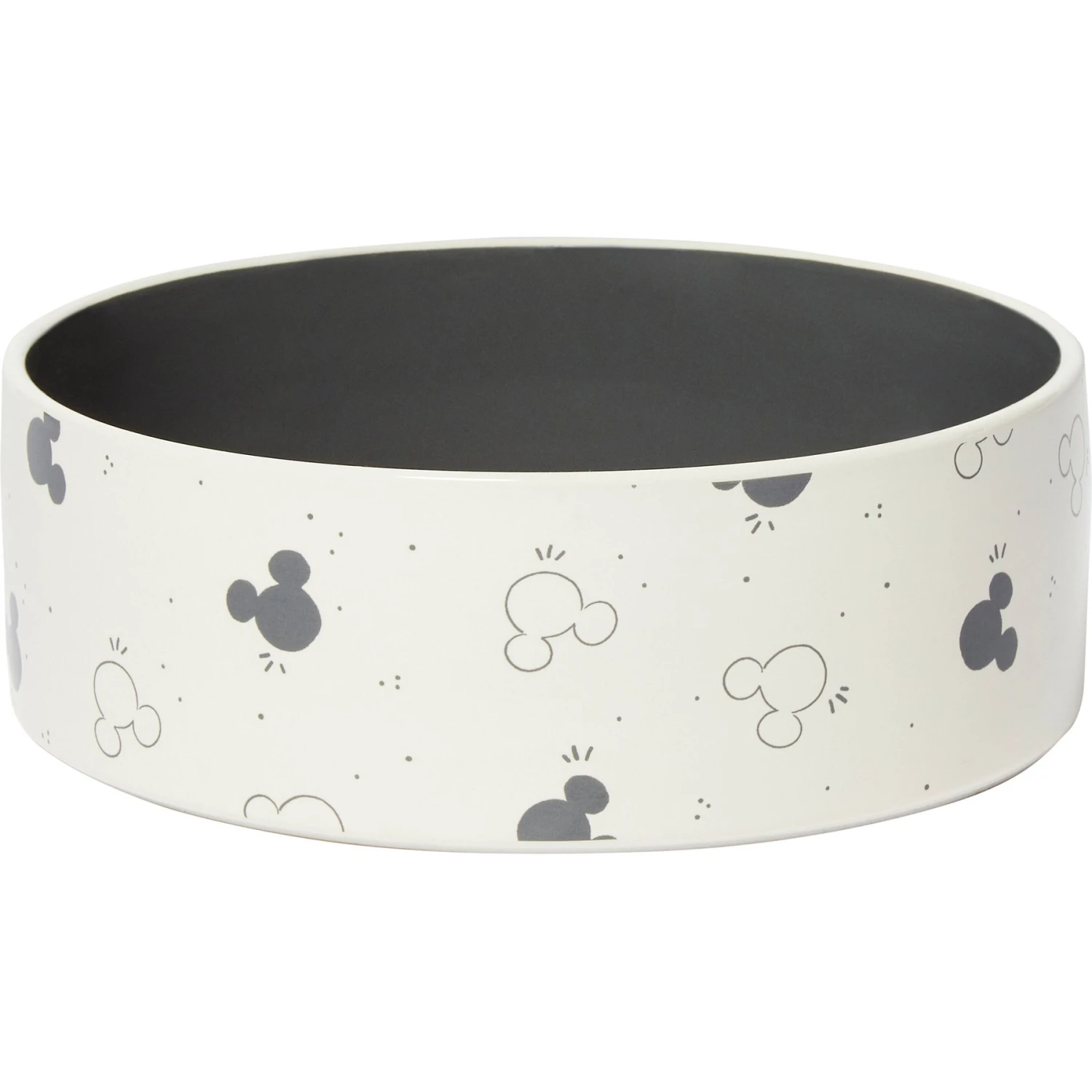 Disney Mickey Mouse Watercolor Silhouette No-Skid Ceramic Dog & Cat Bowl 1 Disney Mickey Mouse Watercolor Silhouette No-Skid Ceramic Dog & Cat Bowl