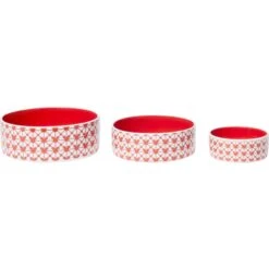 Disney Mickey Mouse Red Deco No-Skid Ceramic Dog & Cat Bowl -PetSafe Kong Shop 280602 PT5. AC SS1800 V1628535104