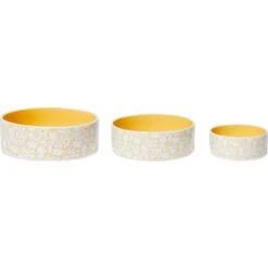 Disney Winnie The Pooh Non-Skid Ceramic Dog & Cat Bowl, Yellow -PetSafe Kong Shop 280627 PT5. AC SS1800 V1628535071