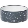 STAR WARS Navy Constellations No-Skid Ceramic Dog & Cat Bowl