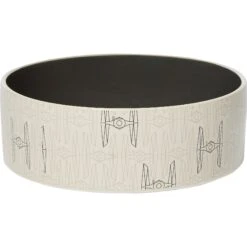 STAR WARS TIE FIGHTER Non-Skid Ceramic Dog & Cat Bowl