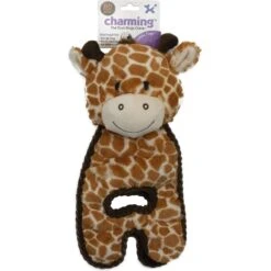 Charming Pet Cuddle Tugs Giraffe Squeaky Dog Toy -PetSafe Kong Shop 281889 PT2. AC SS1800 V1631680050
