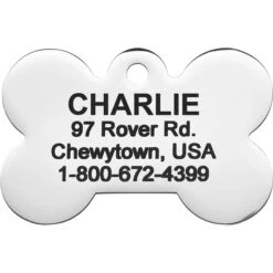 Frisco Chewy Stainless Steel Personalized Dog ID Tag With Enamel Infill -PetSafe Kong Shop 281945 PT4. AC SS1800 V1622726313